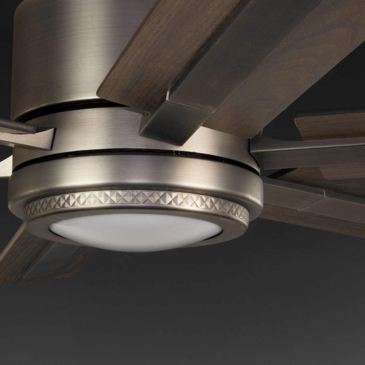 Progress Lighting Glandon 60 Glandon 60" 6 Blade Indoor Ceiling Fan - Nickel