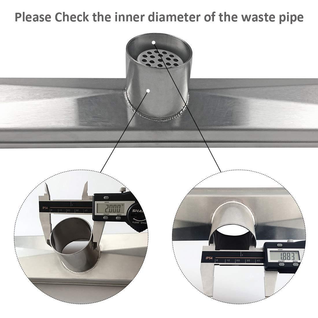 Neodrain 32-Inch Linear Shower Drain Stainless Steel
