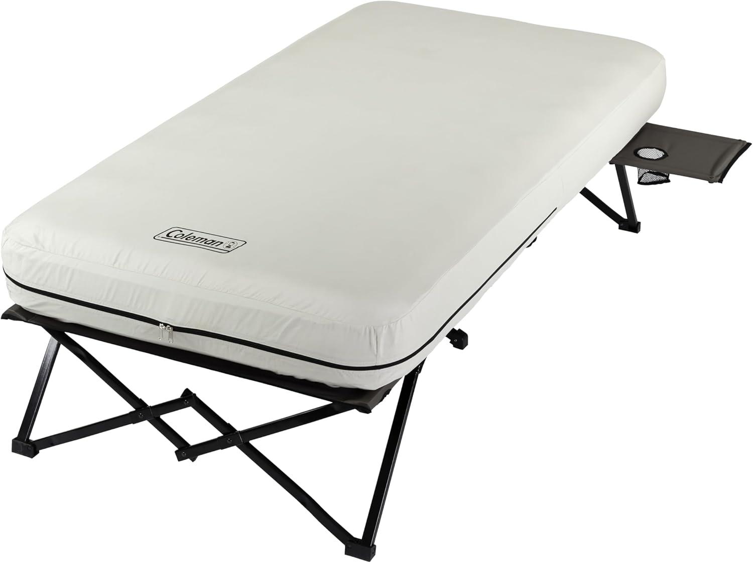 Twin Folding Cot with Air Mattress and Pump