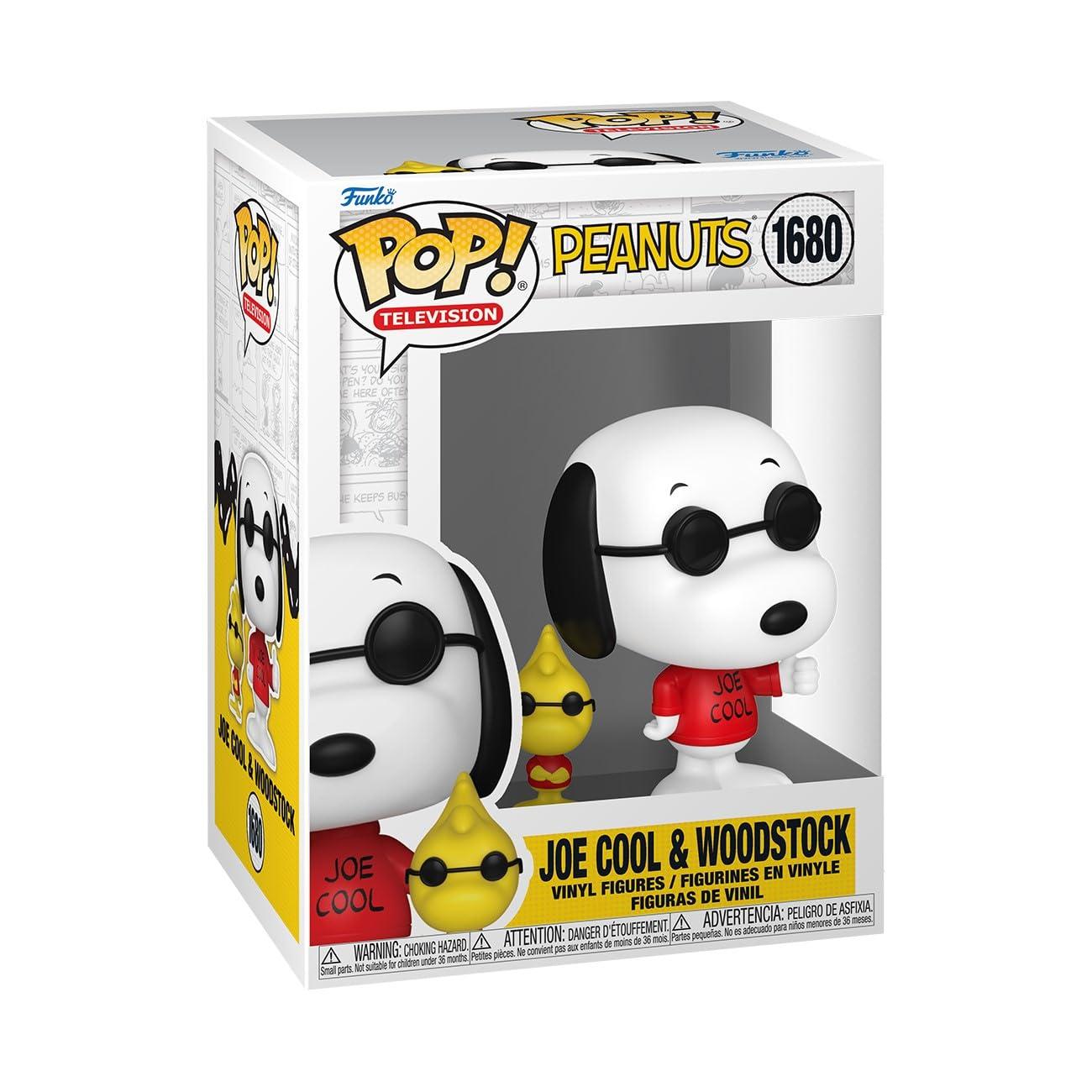Funko POP! & Buddy: Peanuts S7 Joe Cool with Woodstock Figure