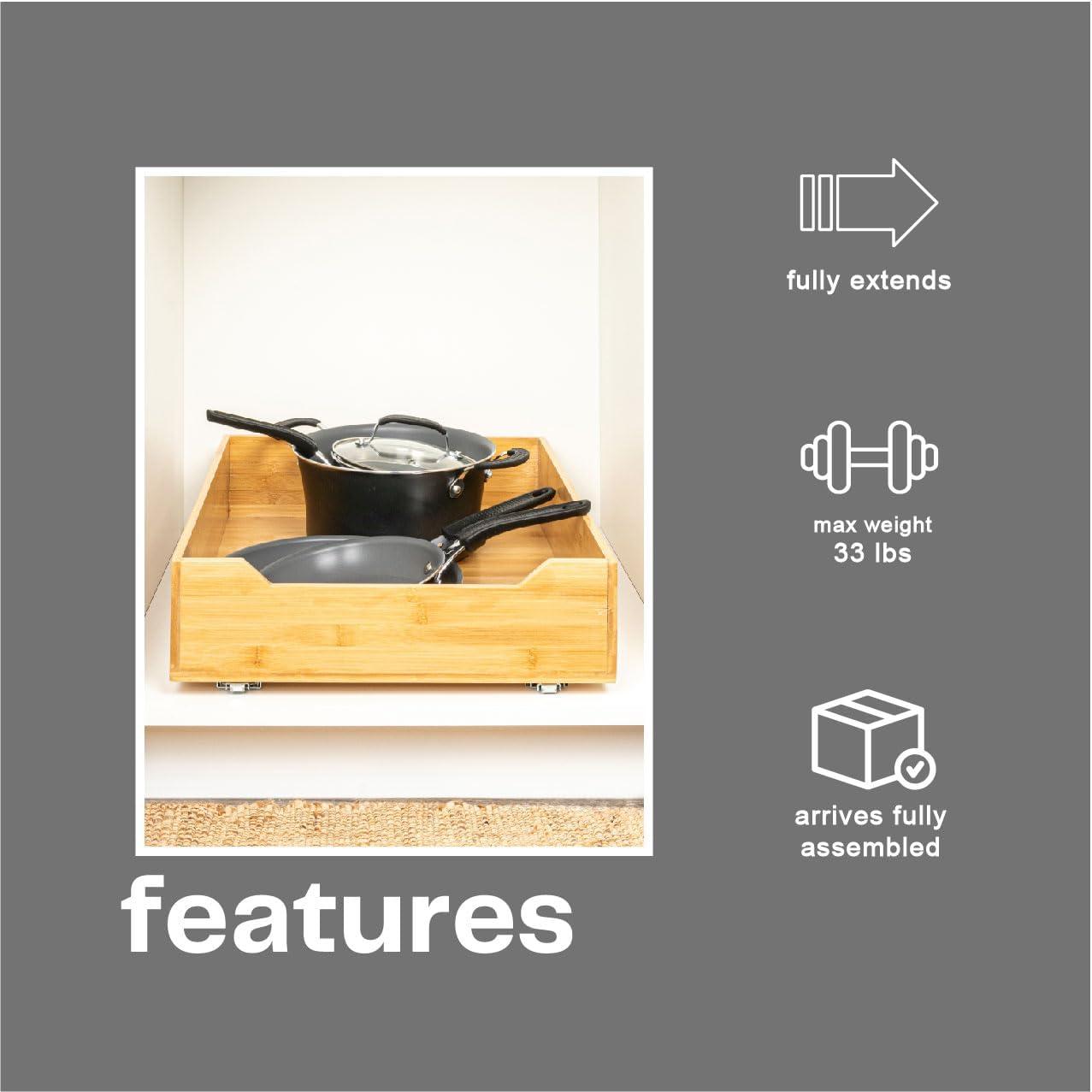 Household Essentials Glidez Steel Pull Out Drawer