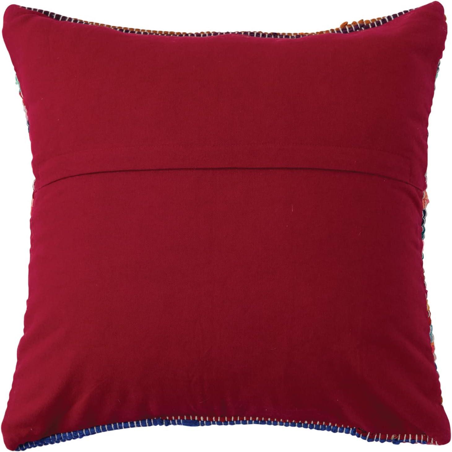 Embroidered Cotton Pillow Cover