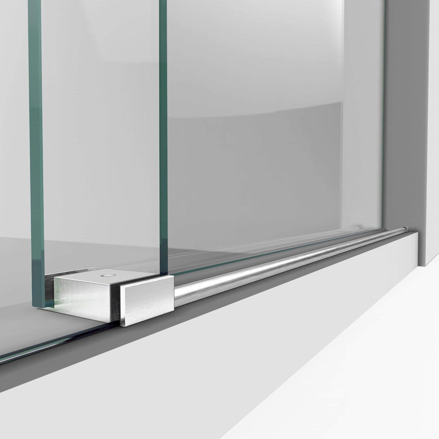 Enigma-XO Single 60.37" W x 34.5" D x 76'' H Frameless Shower Enclosure