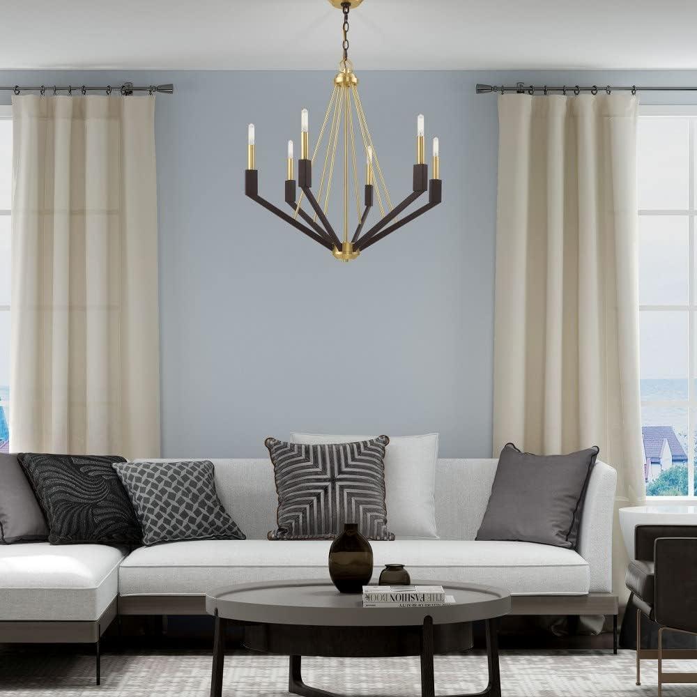Livex Lighting Beckett 6 - Light Chandelier in  Brushed Nickel