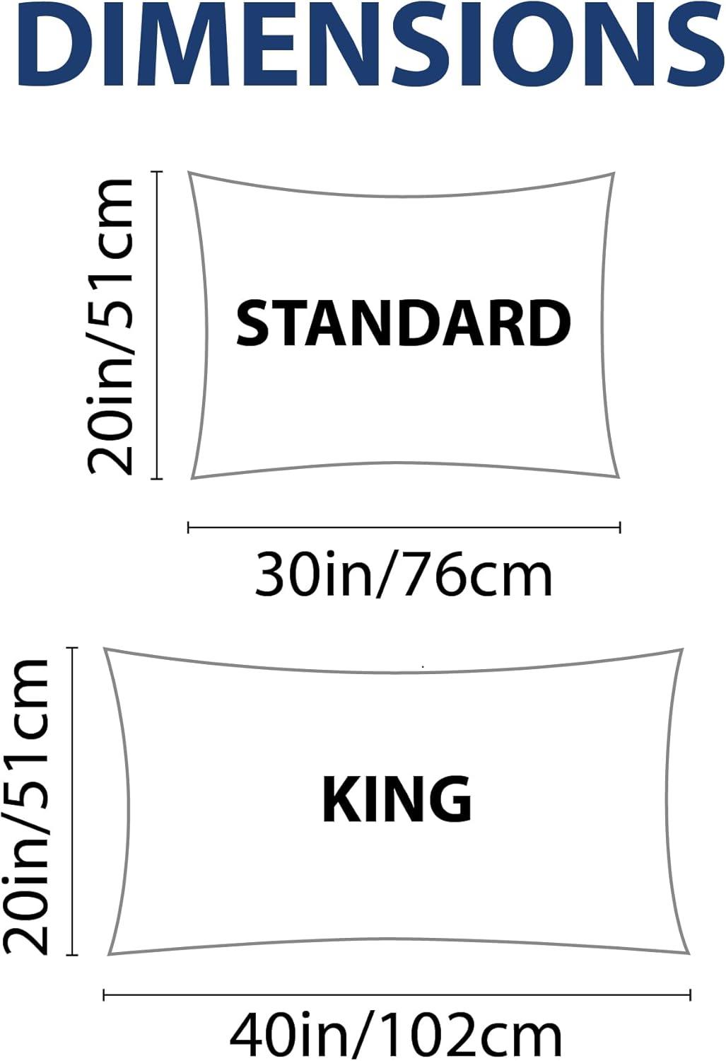 Swift Home | Basics 2-Piece Microfiber Pillowcase Set Blue Fog Standard