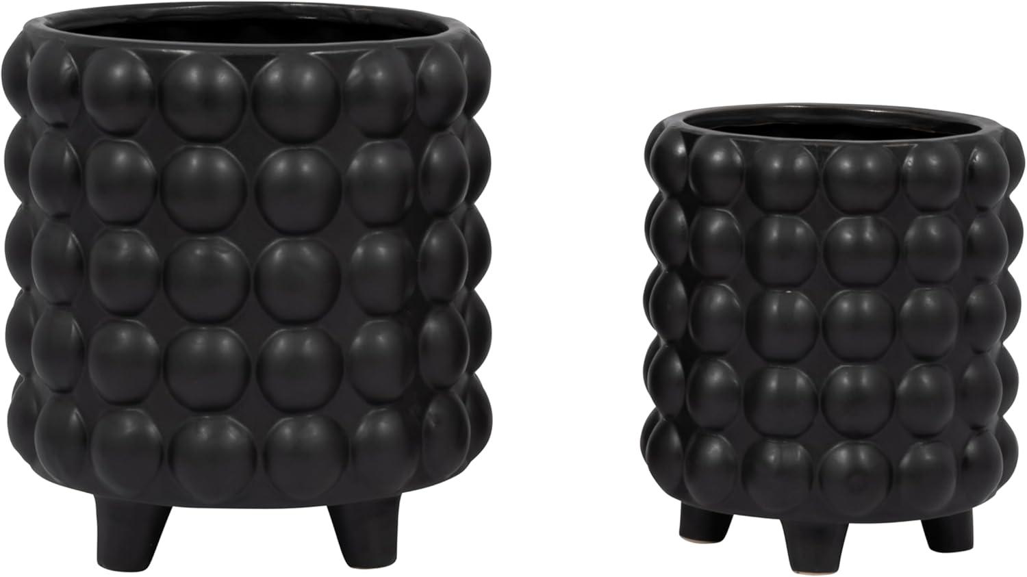Joss & Main Ceramic Footed Planter Set of 2 Indoor and Outdoor & Reviews | Joss & Main
