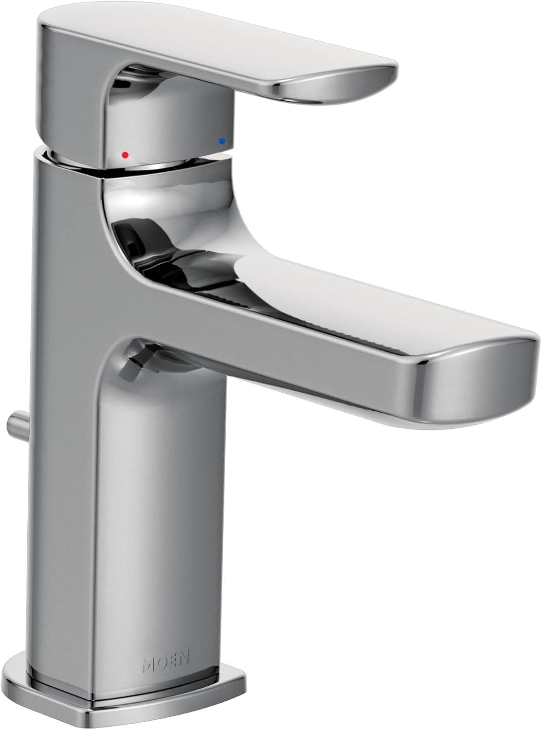 Rizon Low Arc Bathroom Faucet with Drain Assembly