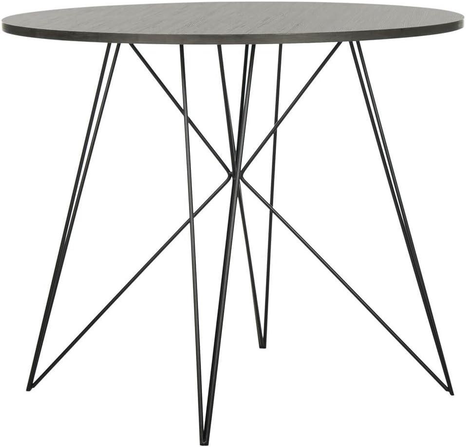 Marino Dining Table - Dark Grey - Safavieh