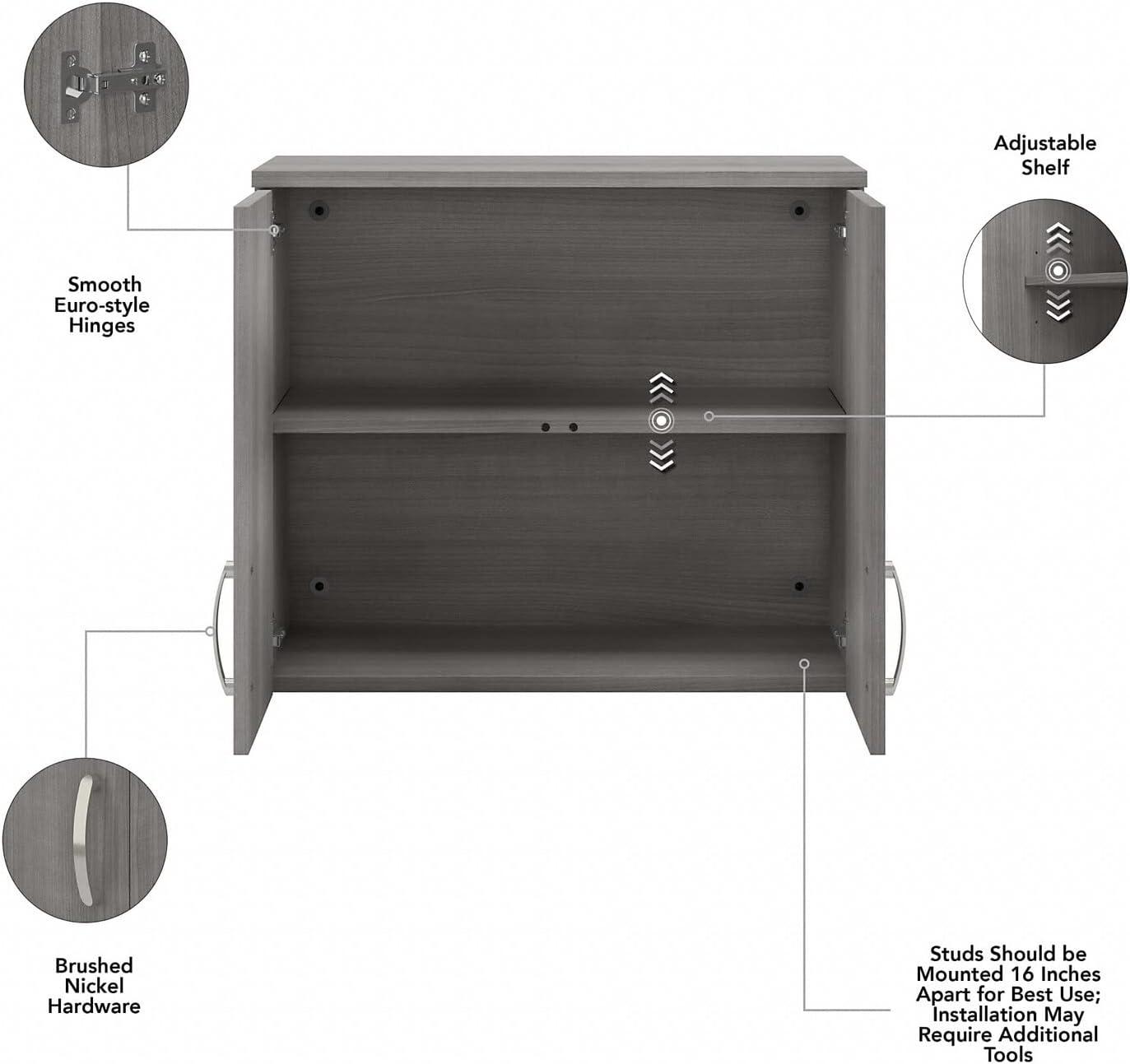 Garage 24" H x 28" W x 16" D Universal Wall Cabinet