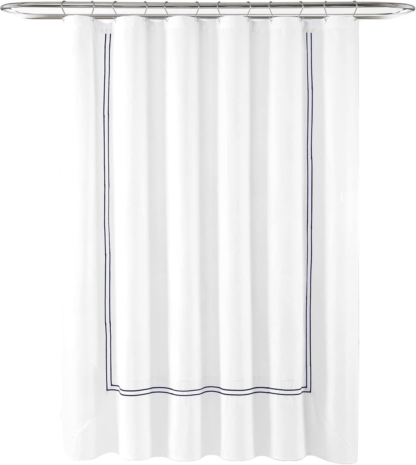 Lush Decor Geometric Shower Curtain