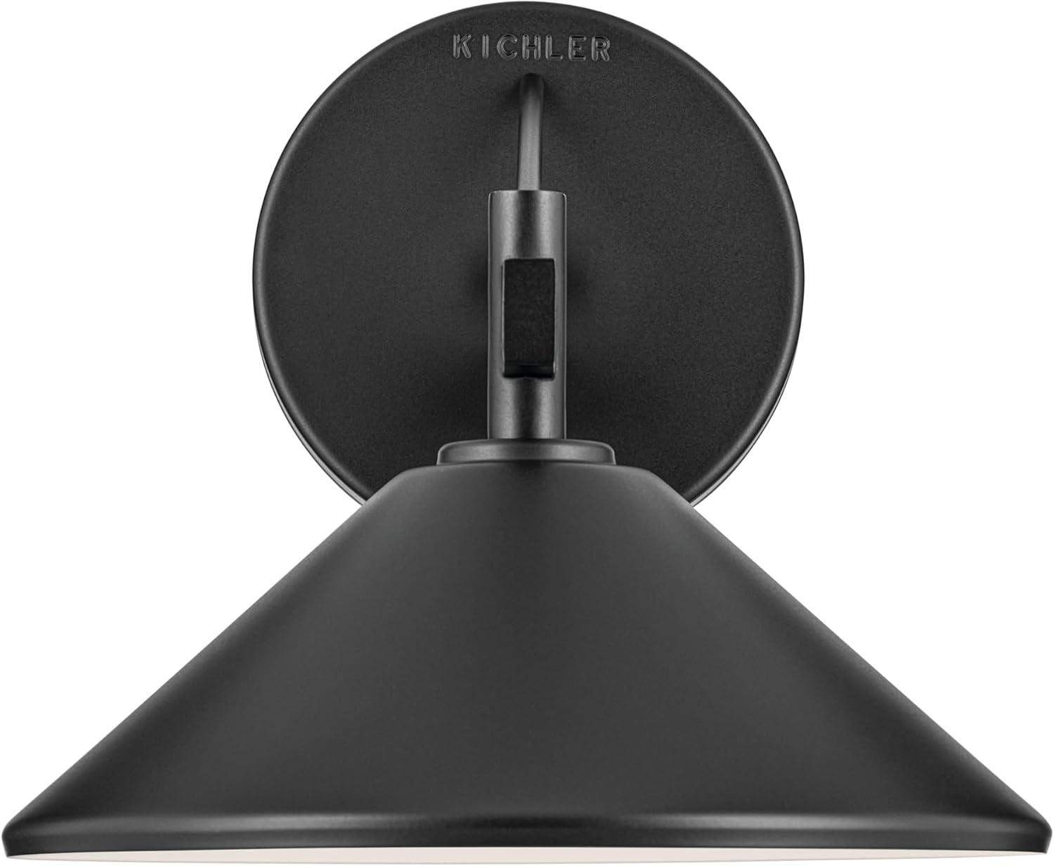 Kichler 49060 Ripley 9" Tall Outdoor Wall Sconce - Black