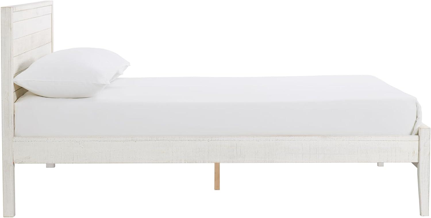 Alaterre Furniture Windsor Panel Wood Full Bed, Driftwood White