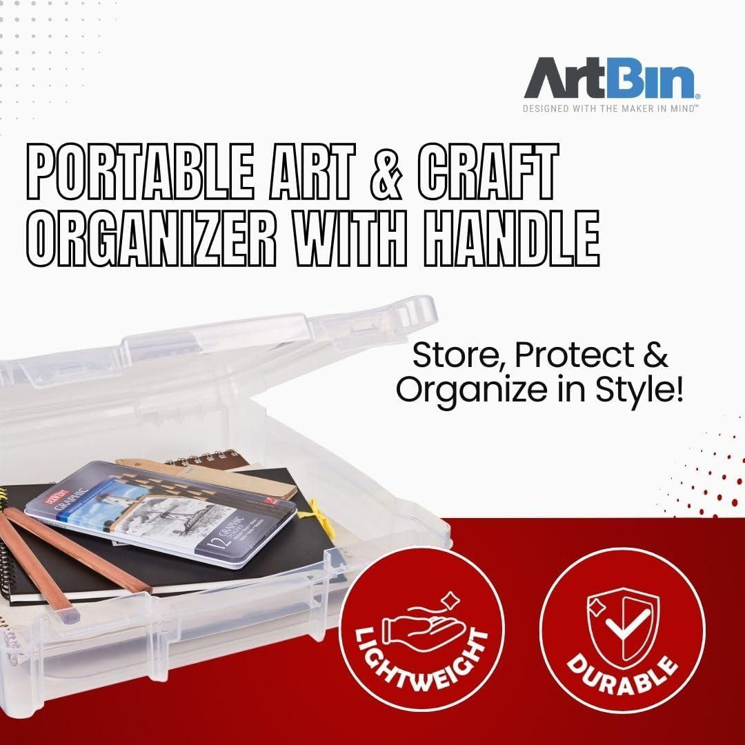 ArtBin Essentials Box-14.125"X13.625"X3" Translucent