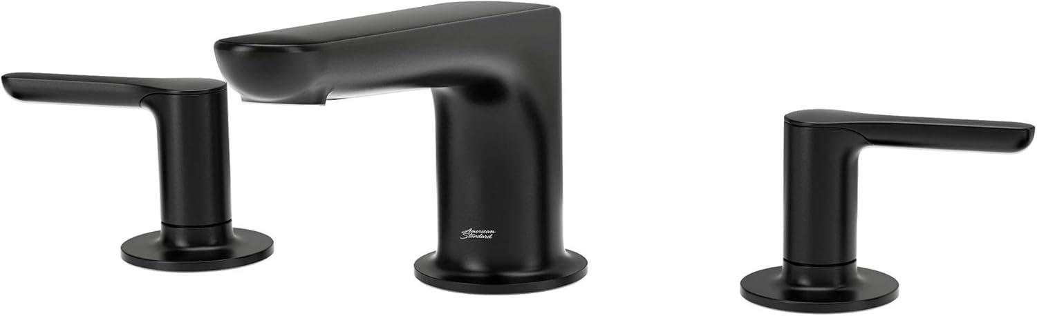 American Standard Studio S 2-Handle Deck-Mount Roman Tub Faucet for Flash Rough-in Valves in Matte Black