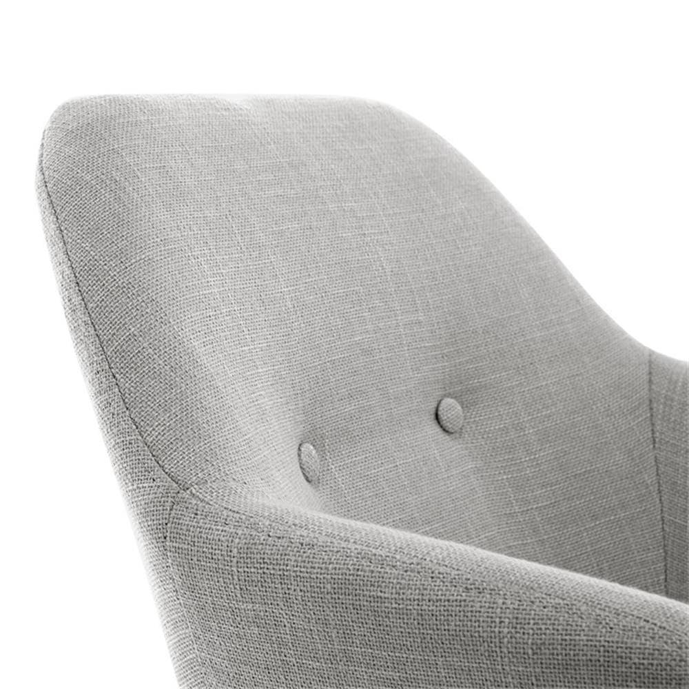 Elle Decor Adore Decor Roux Mid-Century Accent Chair for Home Office or Living Room