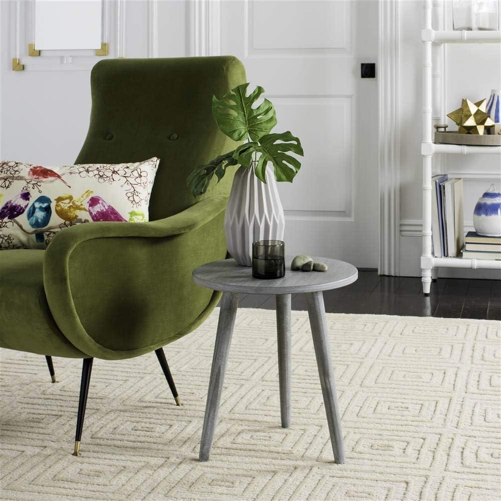Orion Round Accent Table - ACC5700C - Slate/Grey - Safavieh