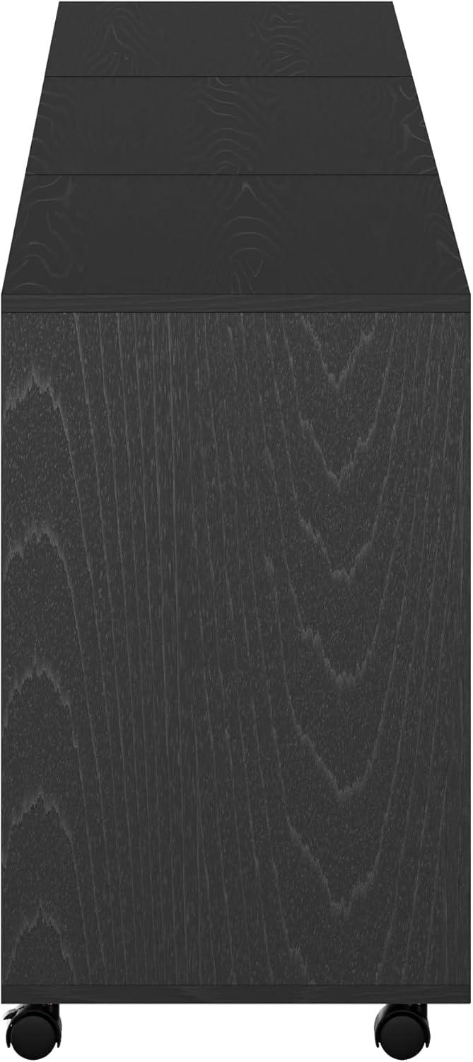 Winsome Wood Halifax 3-Pc Cabinet Set with File Drawer, Black Finish