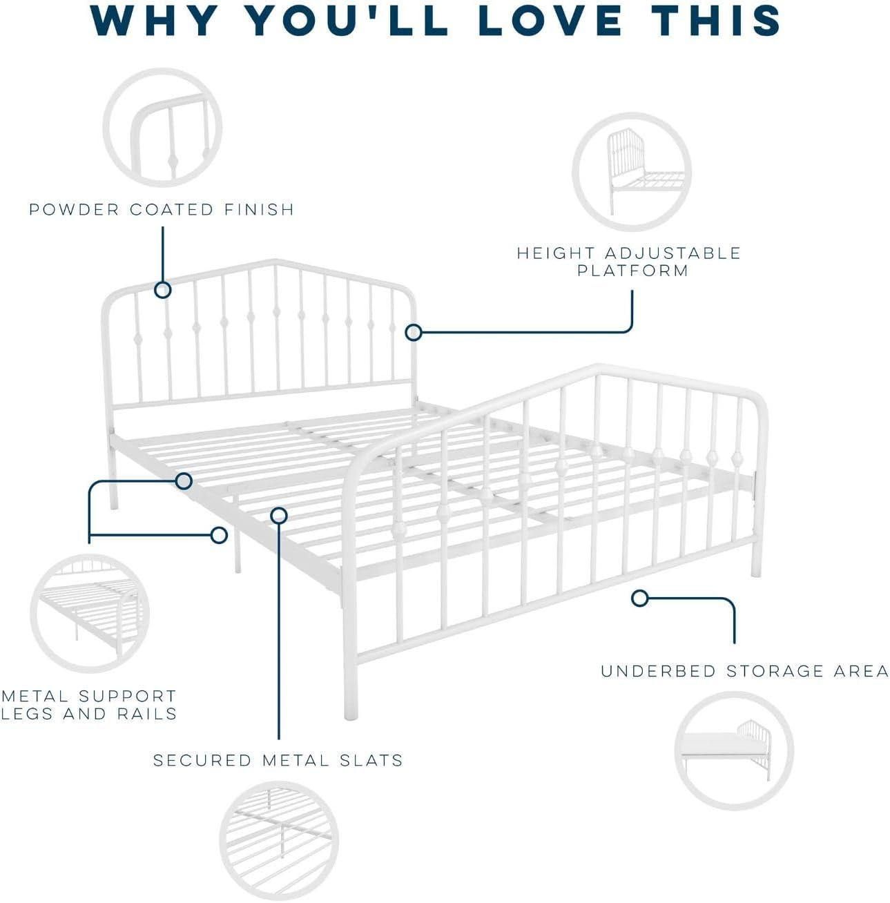 Bushwick Metal Platform Bed