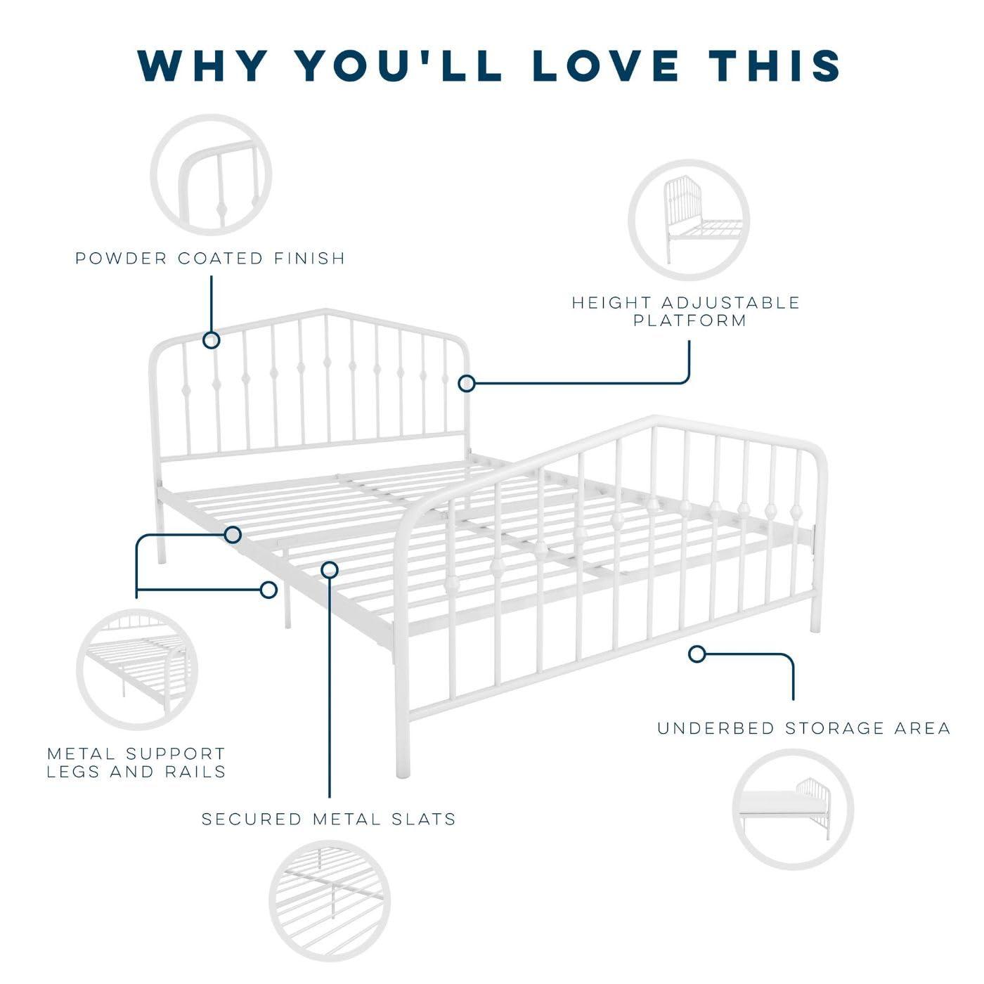 Bushwick Metal Platform Bed