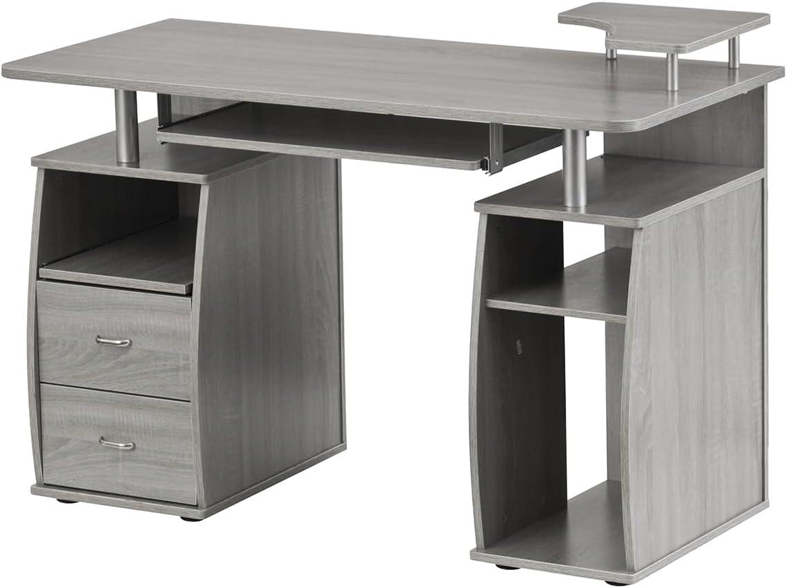 Hokku Designs Techni Mobili Complete Computer Workstation Desk With Storage