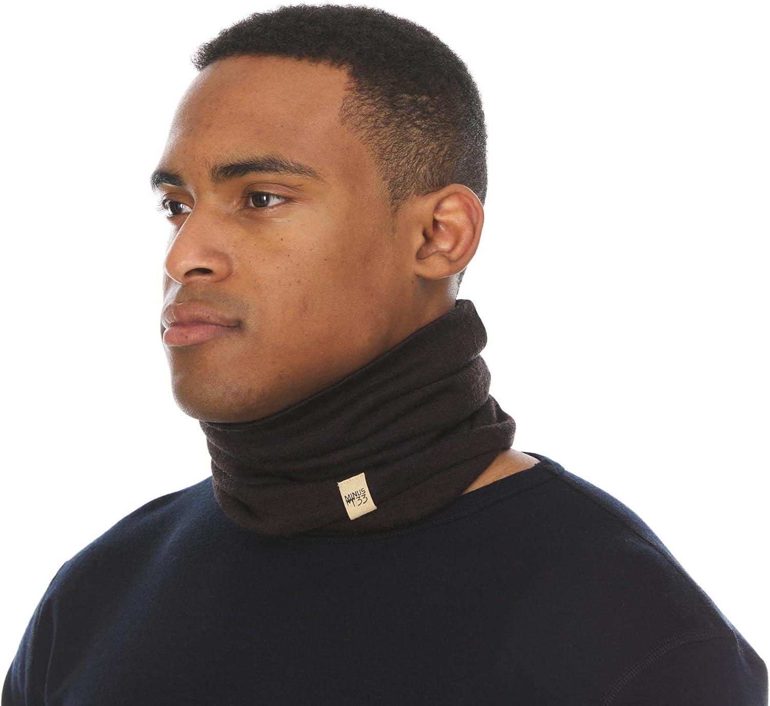 Minus33 Merino Wool Midweight - Neck Gaiter 100% Merino Wool Dark Brown