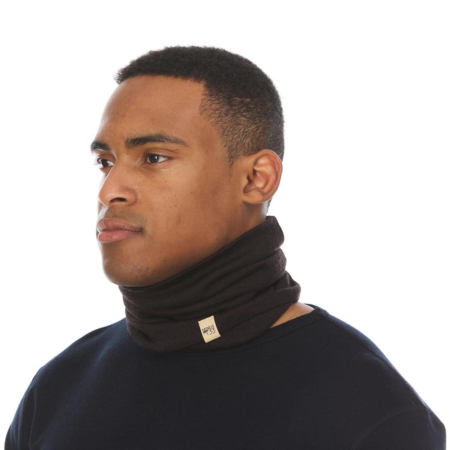 Minus33 Merino Wool Midweight - Neck Gaiter 100% Merino Wool Dark Brown