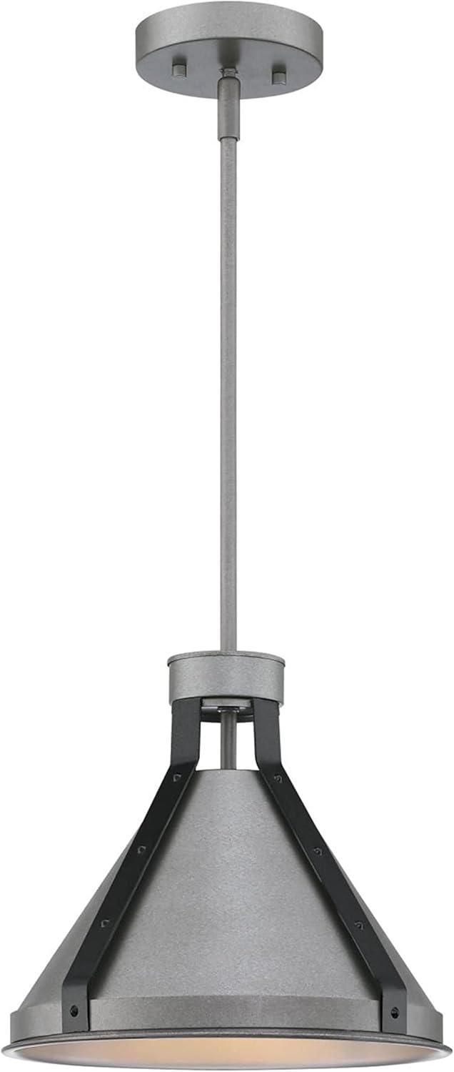 Pennsauken Industrial Steel Pendant Light with Iron Accents