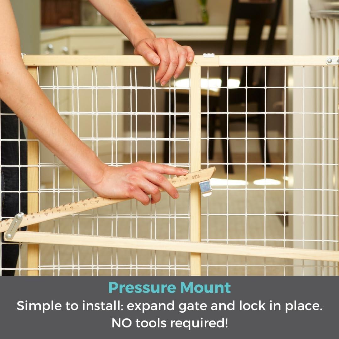 Tucker Murphy Pet™ Rumi Wood Pressure Mounted Pet Gate