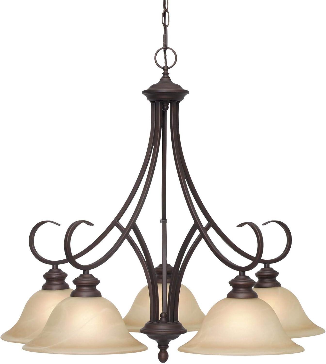 Golden Lighting Lancaster 5 Light Nook Chandelier