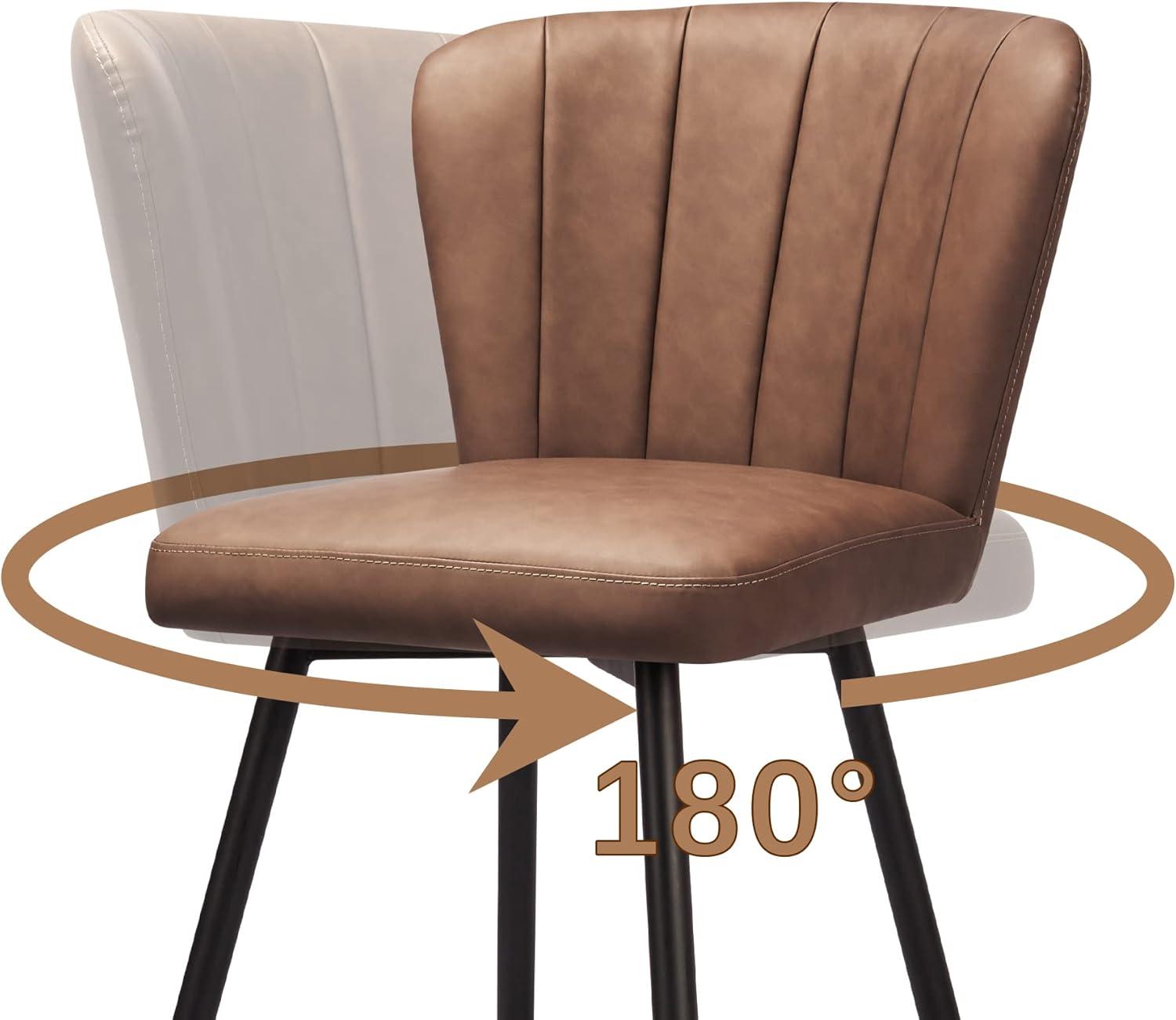 24.8" Leather Bar Stool