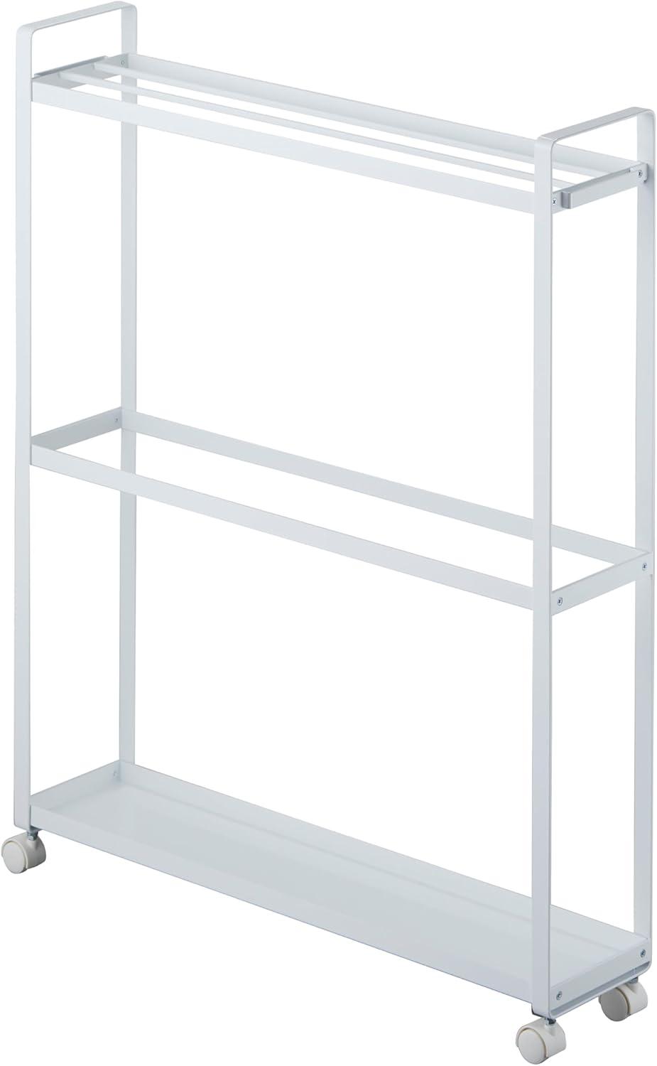 Yamazaki Home Tower Yamazaki Home Towel Rack And Bath Cart, Rolling Bathroom Storage Organizer 4292