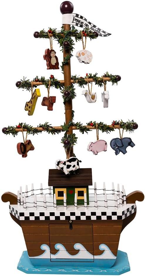 Kurt Adler Kurt Adler 21-Inch Noah's Ark Table Piece