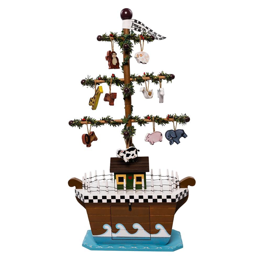 Kurt Adler Kurt Adler 21-Inch Noah's Ark Table Piece