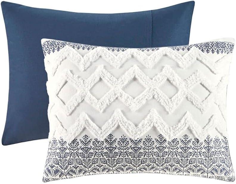INK+IVY Mila 3 Piece Cotton Comforter Set with Chenille Tufting