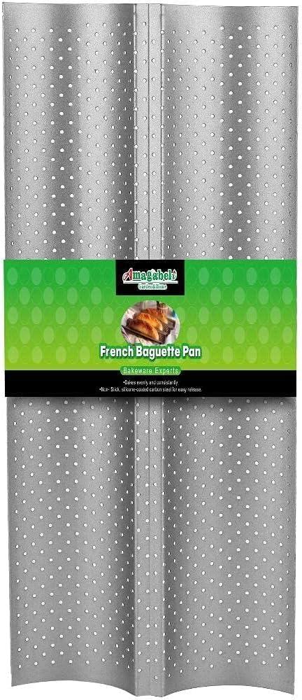 Nonstick Carbon Steel 15-Inch Baguette Baking Tray