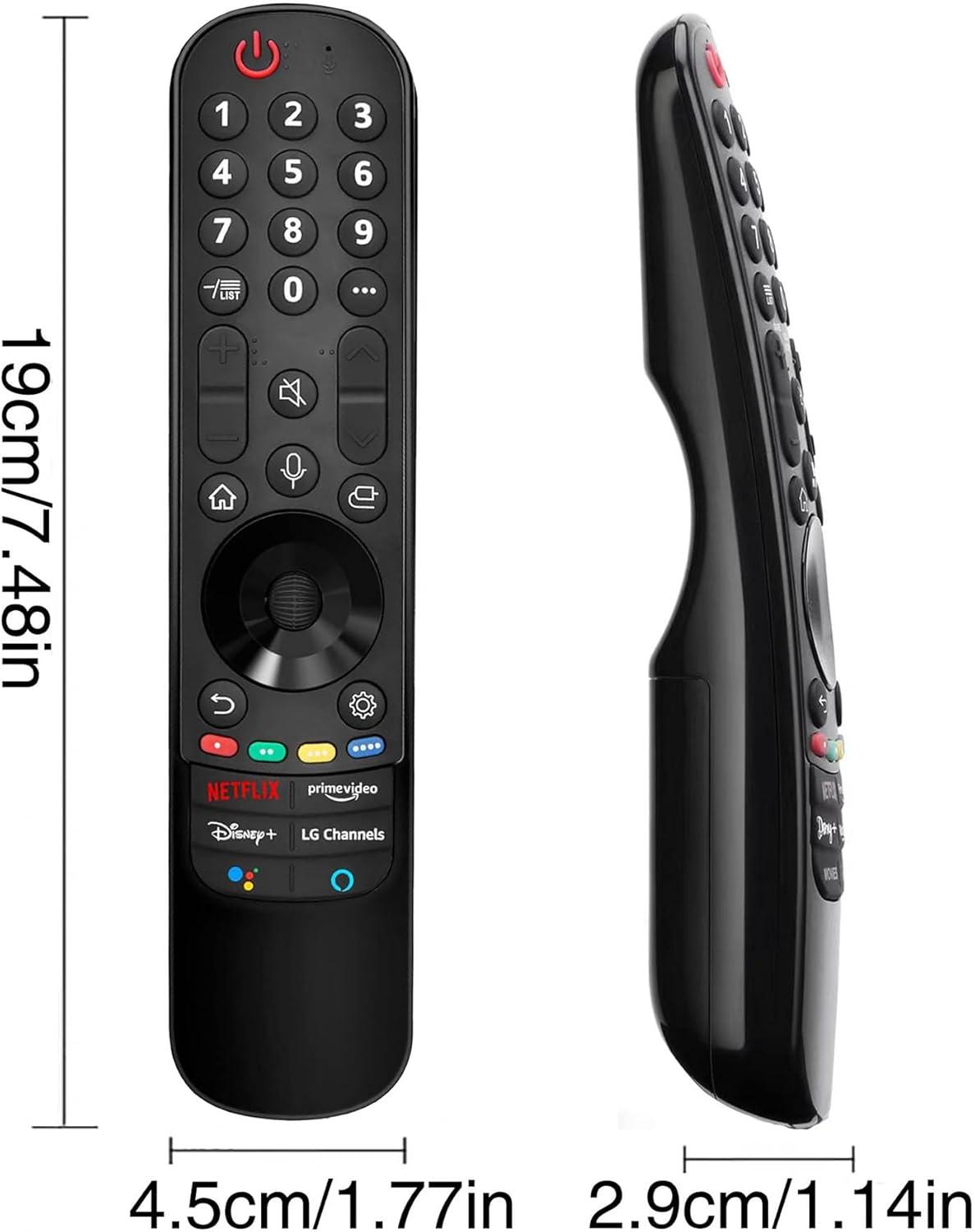 Voice Remote Control for LG Smart TV, Siawclub Magic-Replacement Remote with Pointer and Voice Function, for LG UHD OLED QNED NanoCell 4K 8K Smart TV