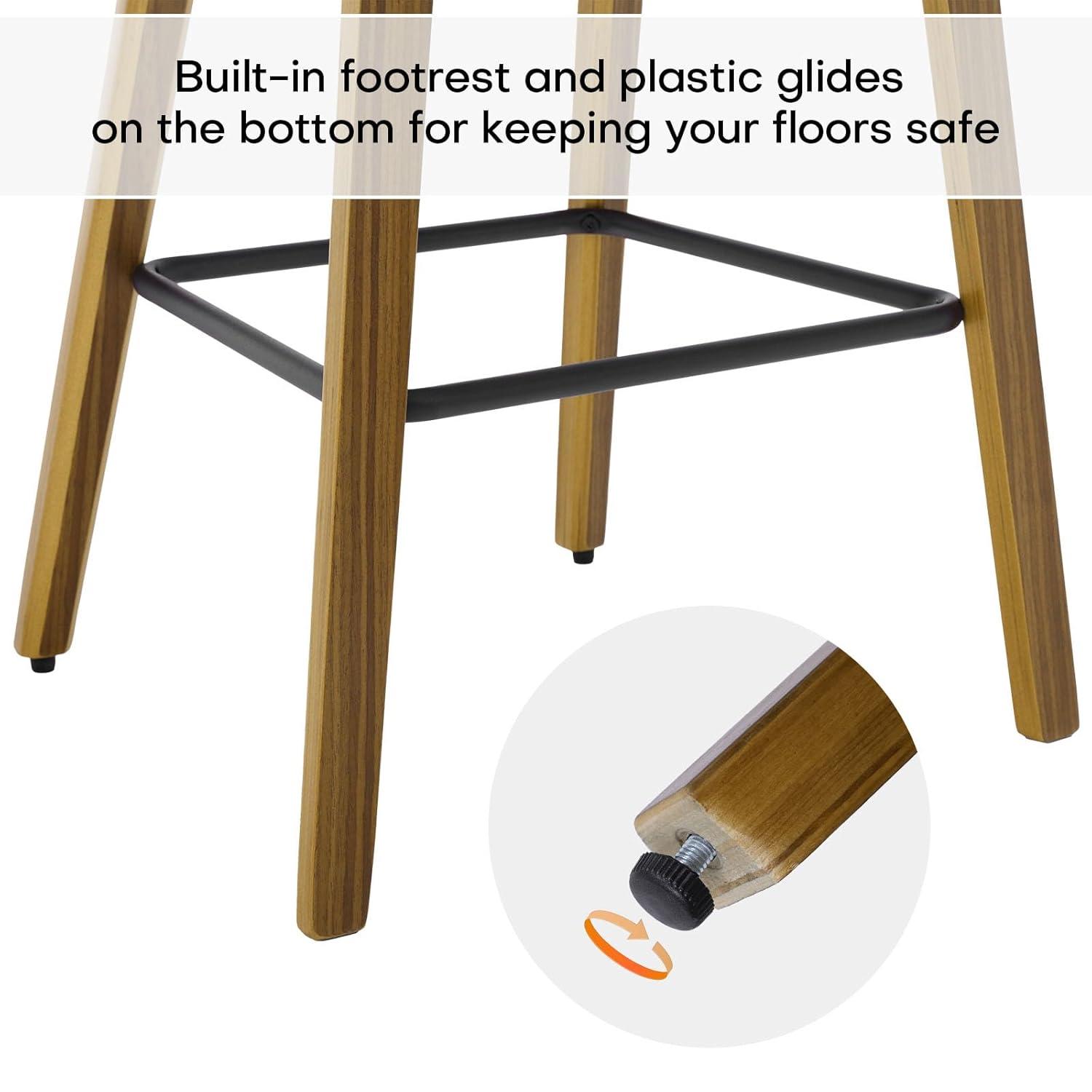 Corrigan Studio® 26" Upholstered Counter Height Bar Stools