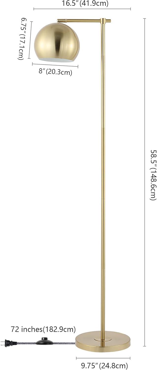 Jonathan Y Lighting Jyl3088 Eva 59" Tall Led Novelty Floor Lamp - Gold