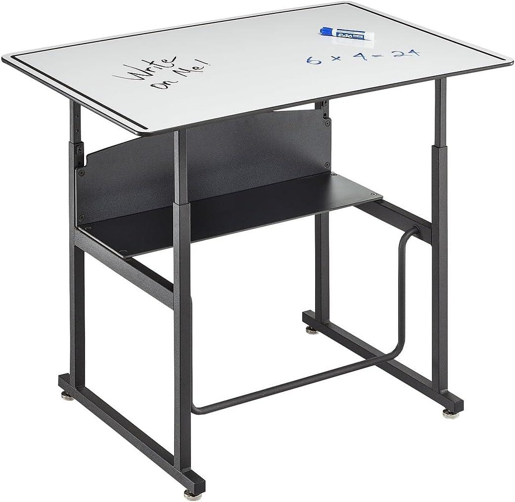 Safco Products Company AlphaBetter® Metal Adjustable Height Open Front Desk & Reviews | Wayfair