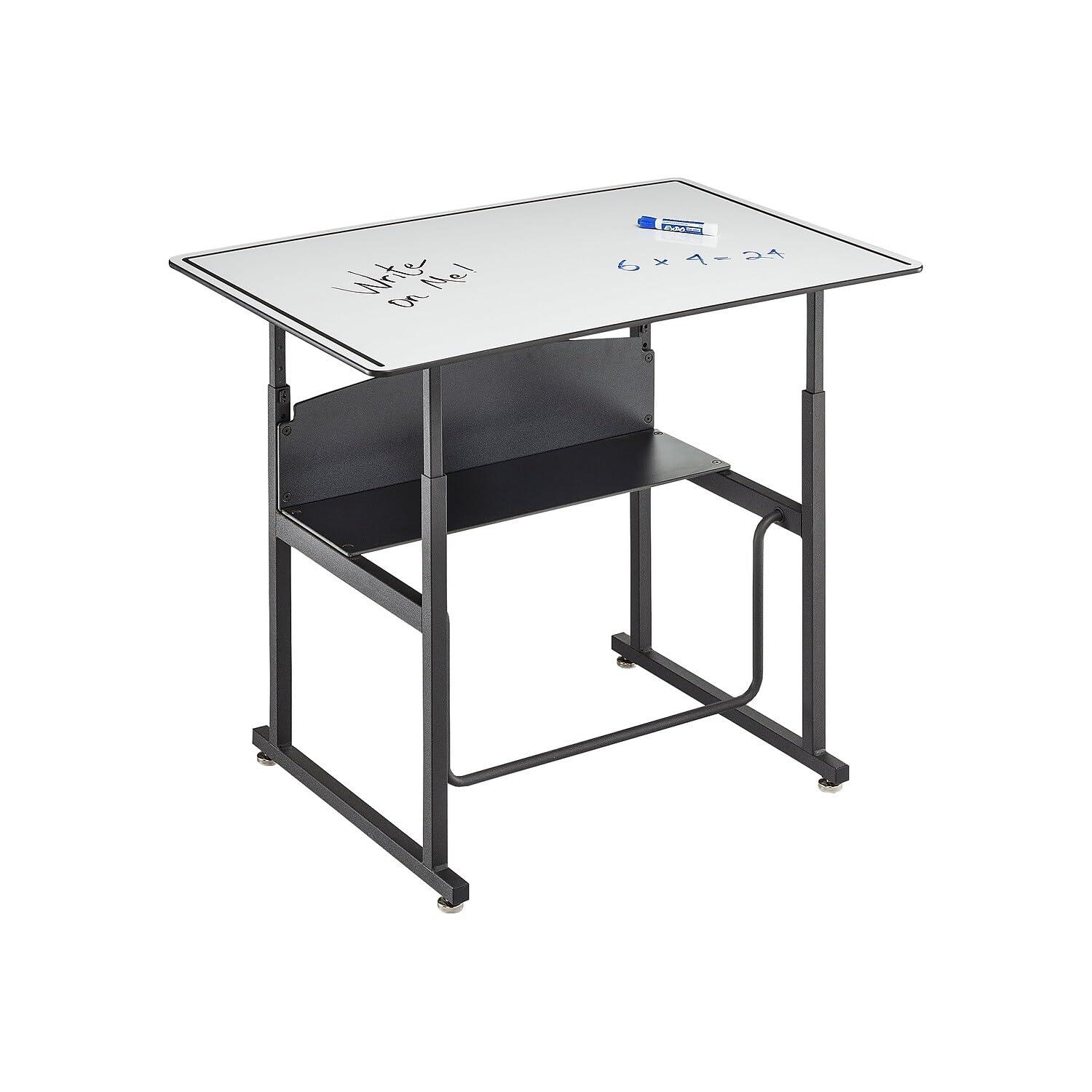 Safco Products Company AlphaBetter® Metal Adjustable Height Open Front Desk & Reviews | Wayfair