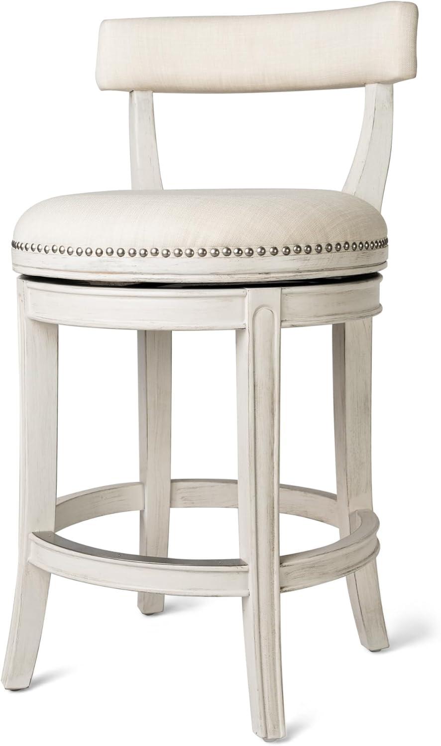 Maven Lane Alexander Counter Stool with Fabric Upholstery