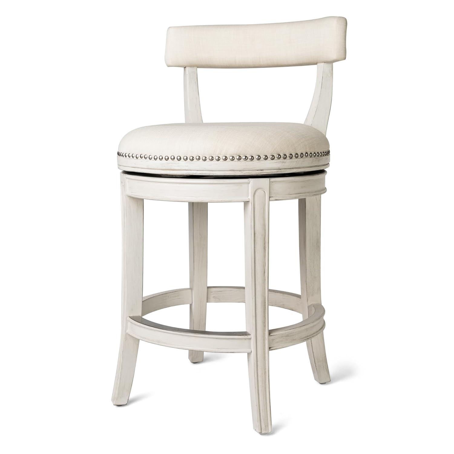 Maven Lane Maven Lane Alexander Stool with Fabric Upholstery