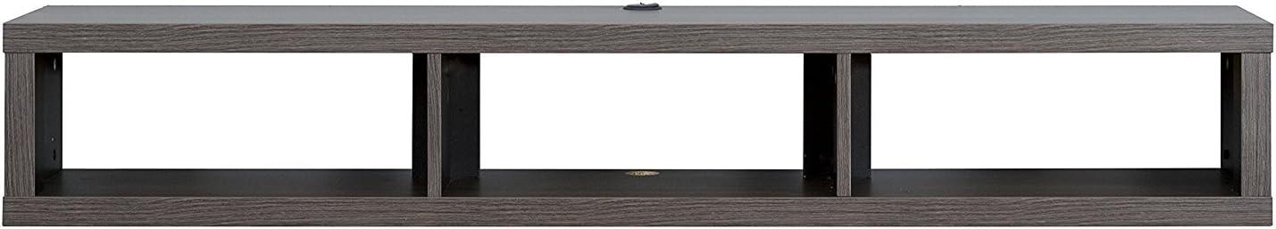 Shallow Wall Mounted A/V Console TV Stand for TVs up to 60" - Martin Furniture