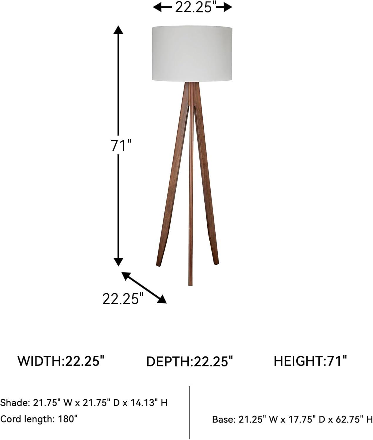 Signature Design by Ashley Casual Dallson Floor Lamp  Gray/Brown