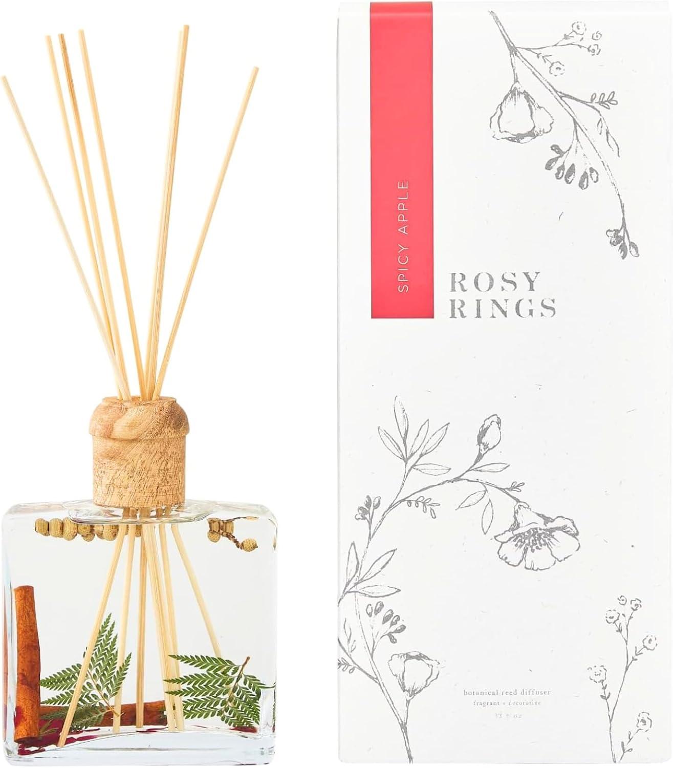 Rosy Rings Fruity Spicy Apple Botanical Reed Diffuser 13oz