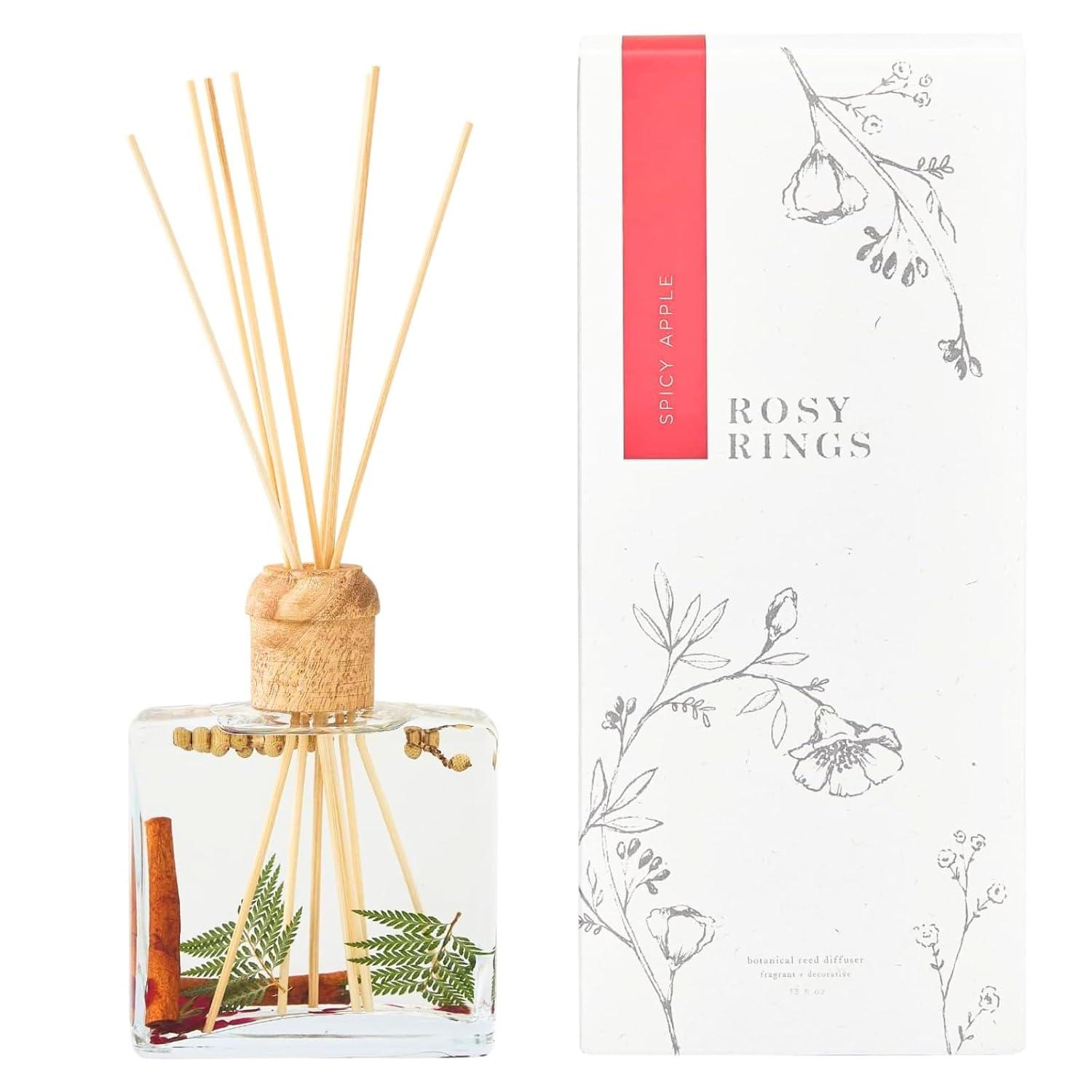 Rosy Rings Fruity Spicy Apple Botanical Reed Diffuser 13oz