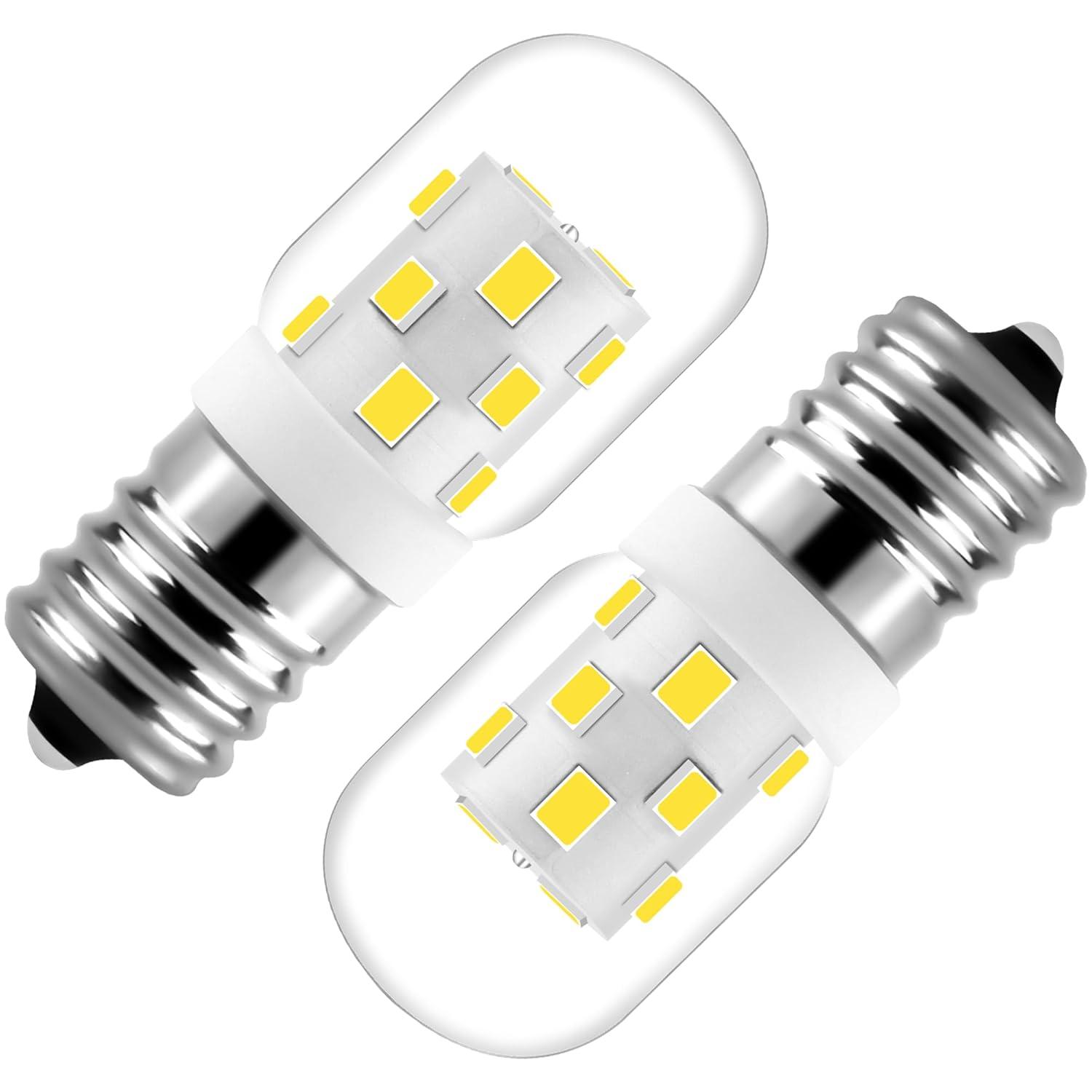 AMI PARTS 8206232A Bulb 40w 125v Microwave Oven Light Replacement Part for Whirlpool Kenmore Maytag Microwave (2pc)