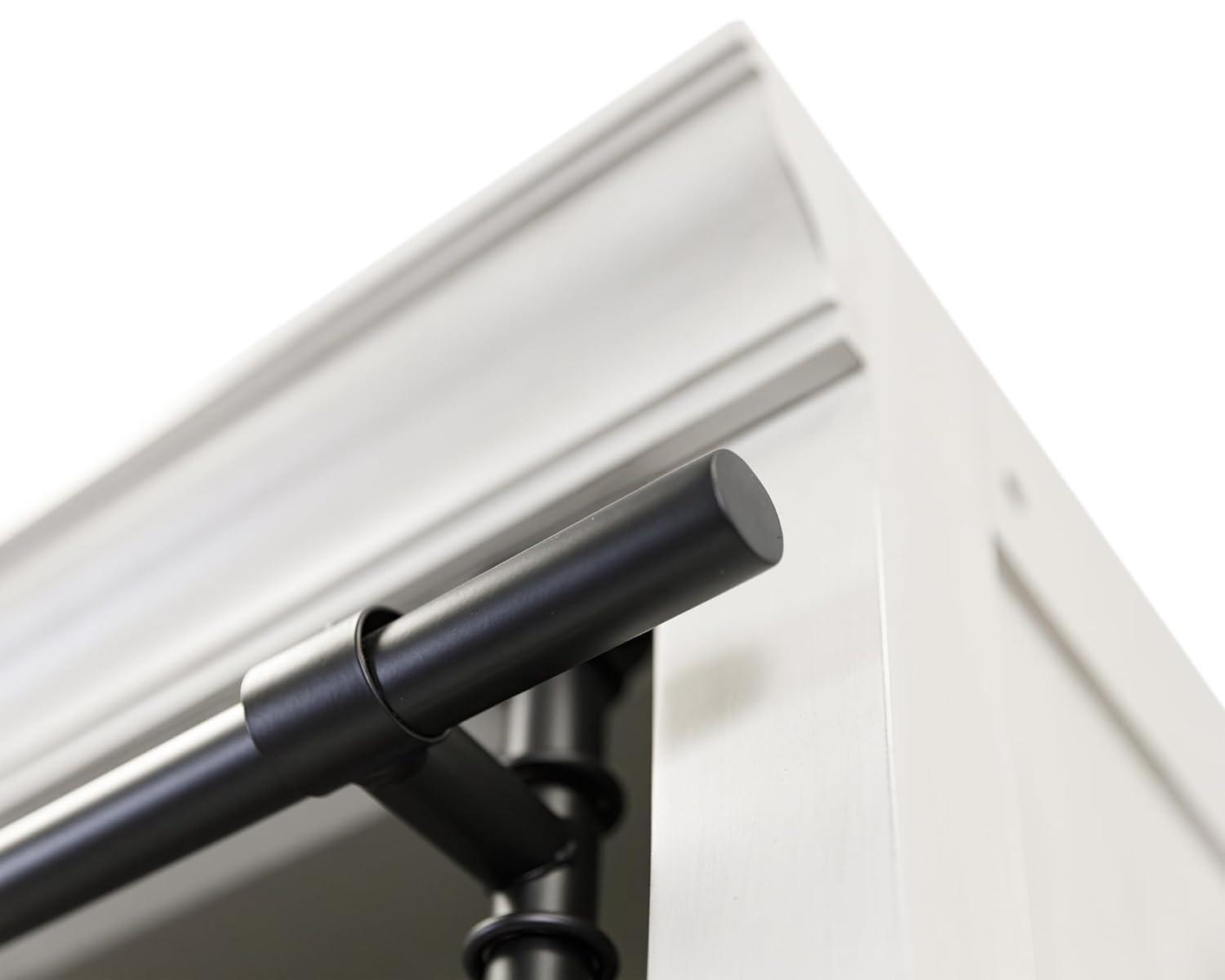 Birch Lane™ Frye Three 8' Tall Bookcase Wall With Fireplace and Ladder, Storage Organizer, Black