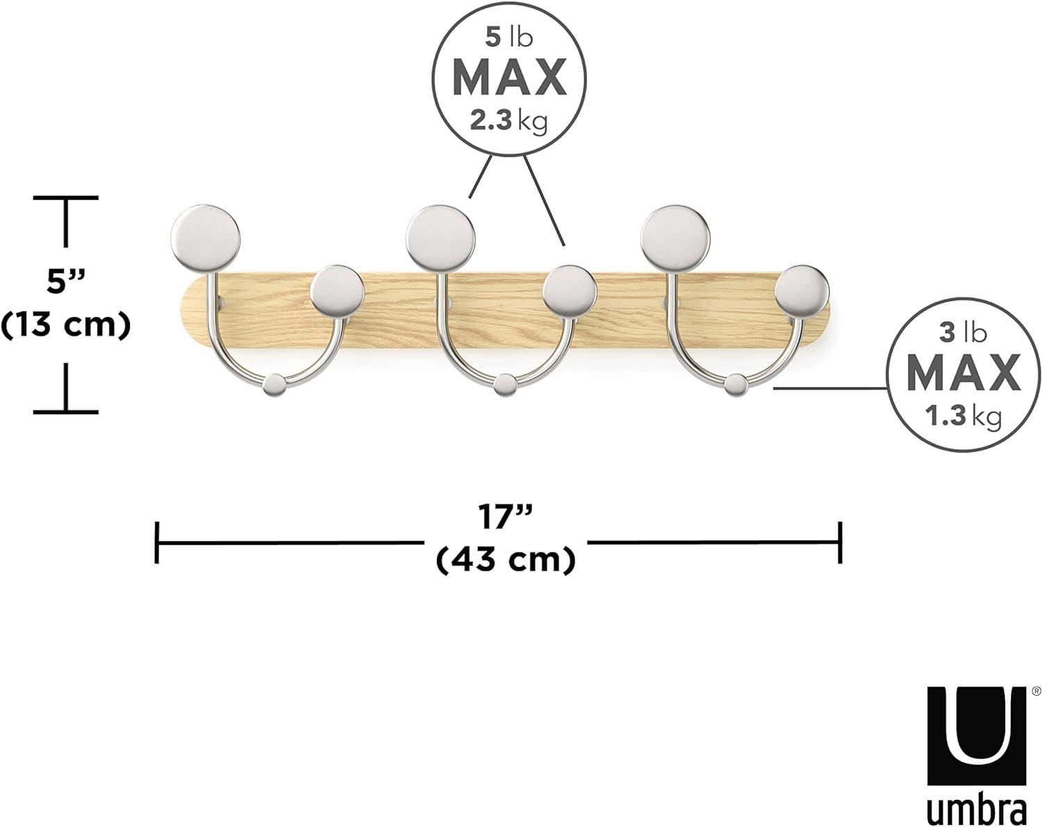 Melody Wall 9 - Hook Wall Mounted Coat Rack