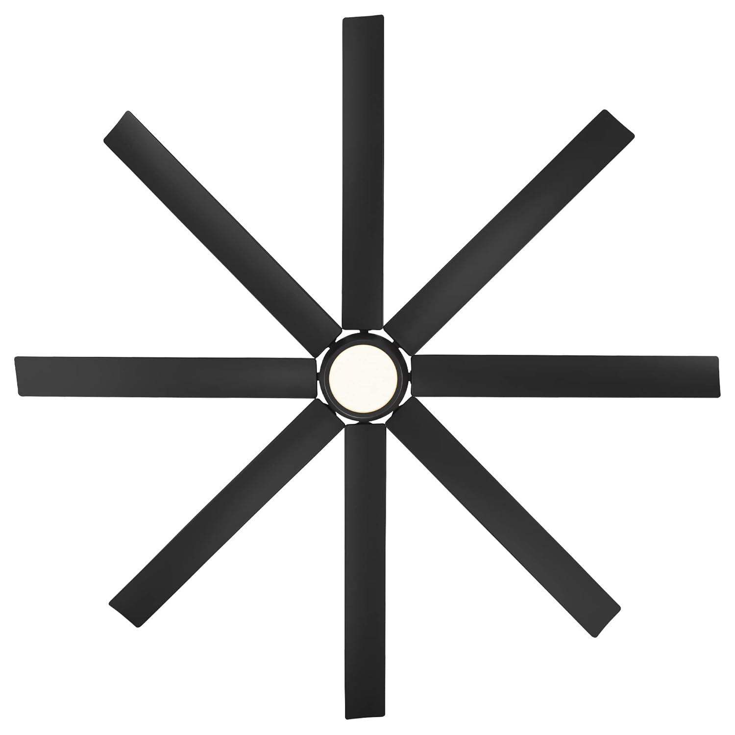 66" 8 - Blade Outdoor / Indoor Smart Ceiling Fan with Remote Control Included, Works With Google Assistant, Amazon Alexa and IOS/Android Mobile APP